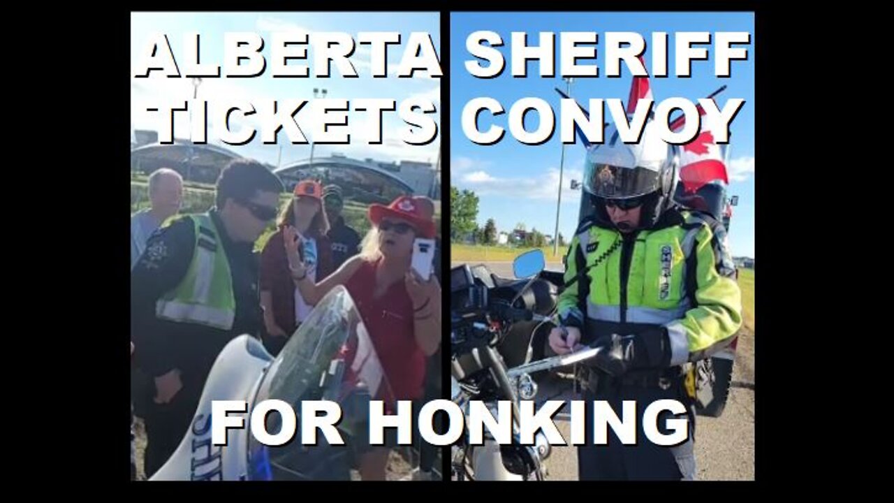 Alberta Sheriff Pulls Over Farmer's Convoy for Honking on the Highway | July 23rd 2022