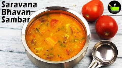 Saravana Bhavan Style Hotel Sambar Recipe | Idli Sambar Recipe | Hotel Sambar Recipe | Sambar Dal