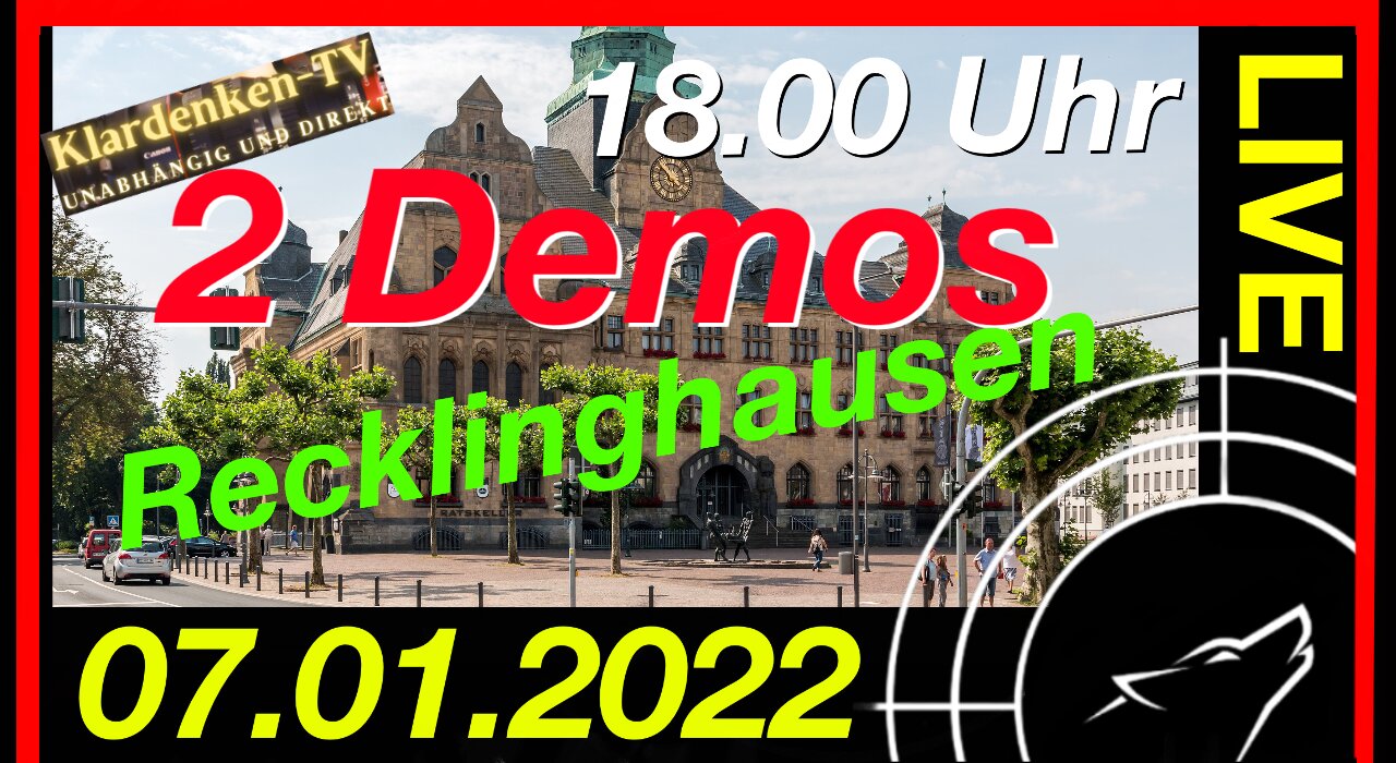 ️️️RESTREAM I Demonstration in Recklinghausen, Bielefeld und ... am 07.01.2022