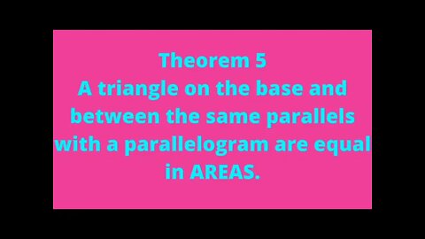 AREA THEOREMS