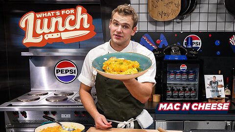 Baking The PERFECT Mac n Cheese For The Holidays | What's For Lunch Presented By @Pepsi