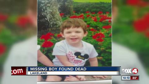 Missing Lakeland Boy Found Dead