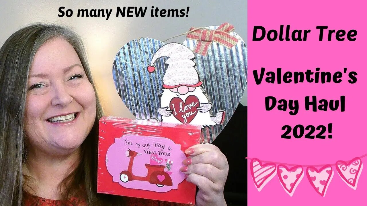 Huge Dollar Tree Valentine's Day Haul 2022! So Many New Items For Crafting!