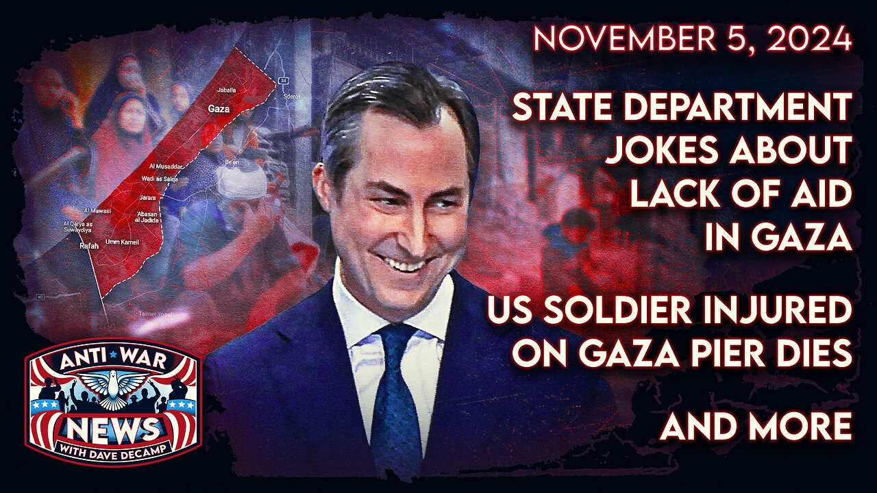 State Department Jokes About Lack of Aid in Gaza, US Soldier Injured on Gaza Pier Dies, and More