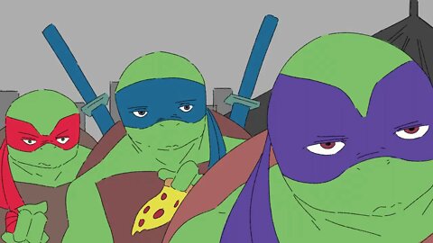 YOU SAW BATMAN? TEENAGE MUTANT NINJA TURTLES! STORYBOARD #tmnt #storyboard #animation