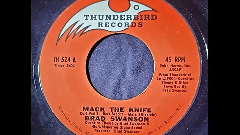 Brad Swanson – Mack the Knife