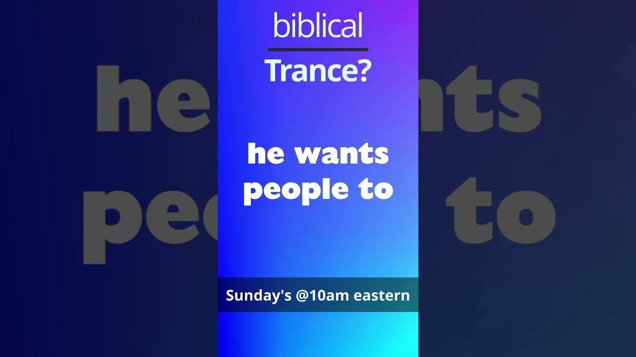 are trances biblical? #faithquestions #jesus #bookofacts #trance #christianity #sundayservice