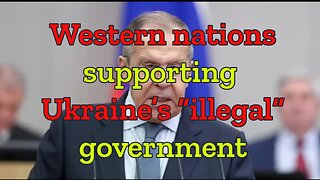 Lavrov Accuses West of Backing Ukraine's “Illegal” Government in English Address!