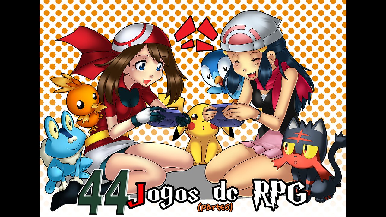 Minha jornada Pokemon - 44 jogos de rpg