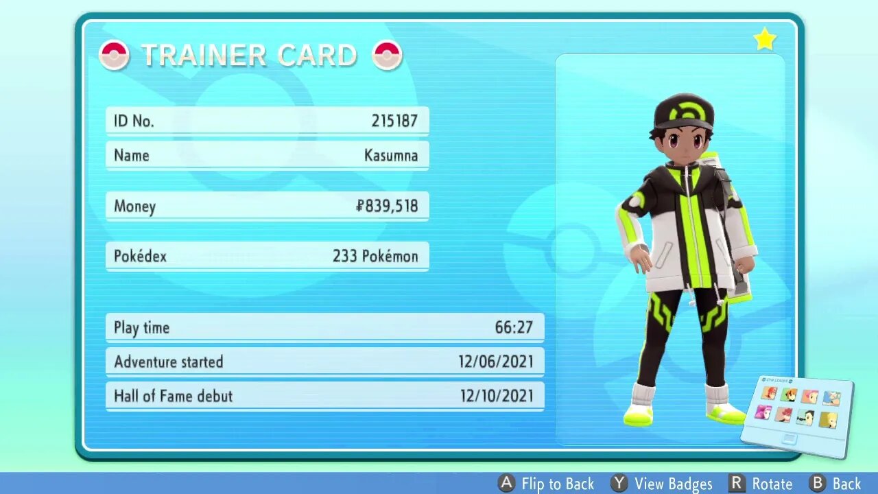 My Poke id and stats