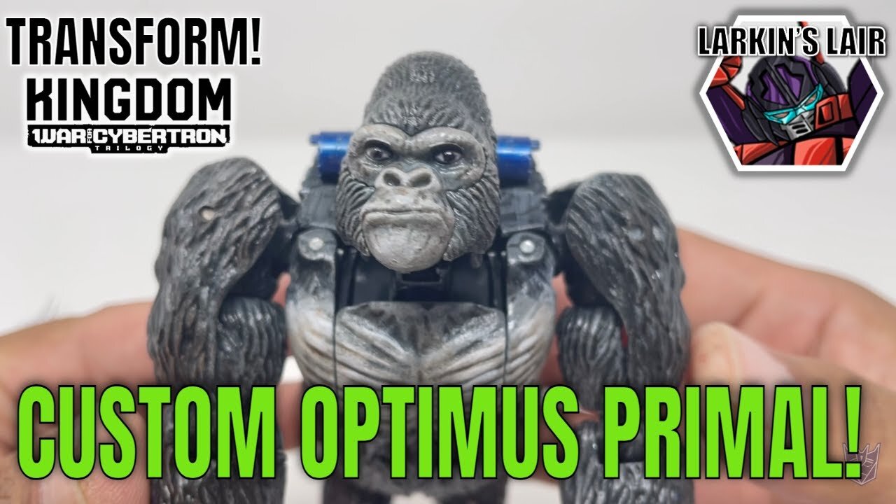 Transform! War for Cybertron Kingdom Optimus Primal Custom, Larkin's Lair