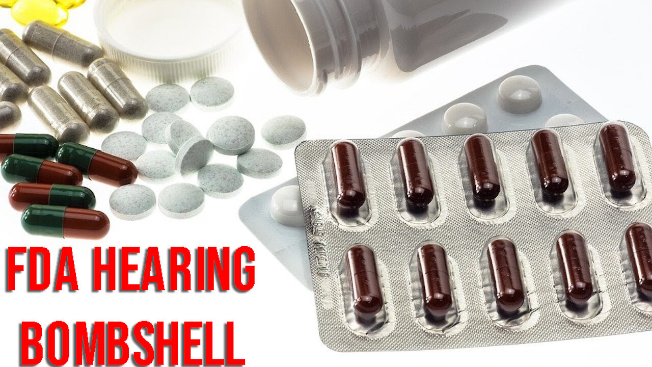 BOMBSHELL Drops at FDA Hearing