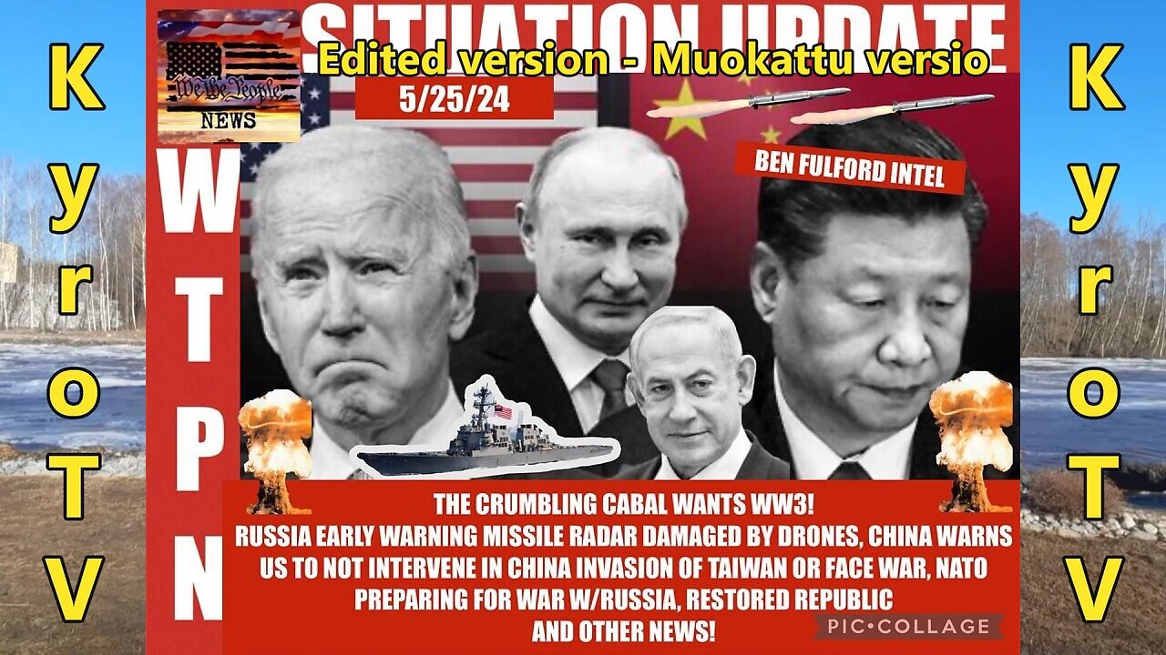 Situation Update - May 25, 2024 (edited version) (Swedish subtitles)