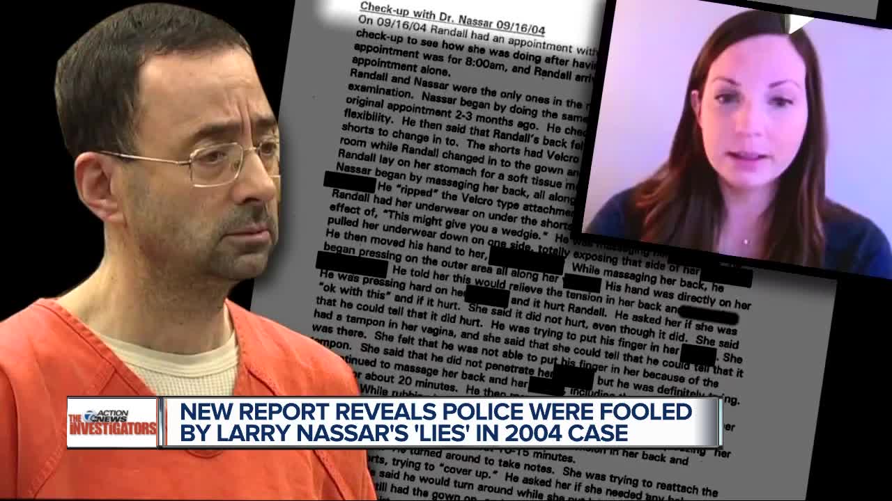 Officer says he was fooled by Nassar's 'lies' in 2004