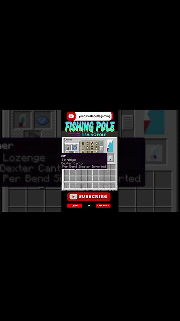 Fishing Pole Banner | Minecraft