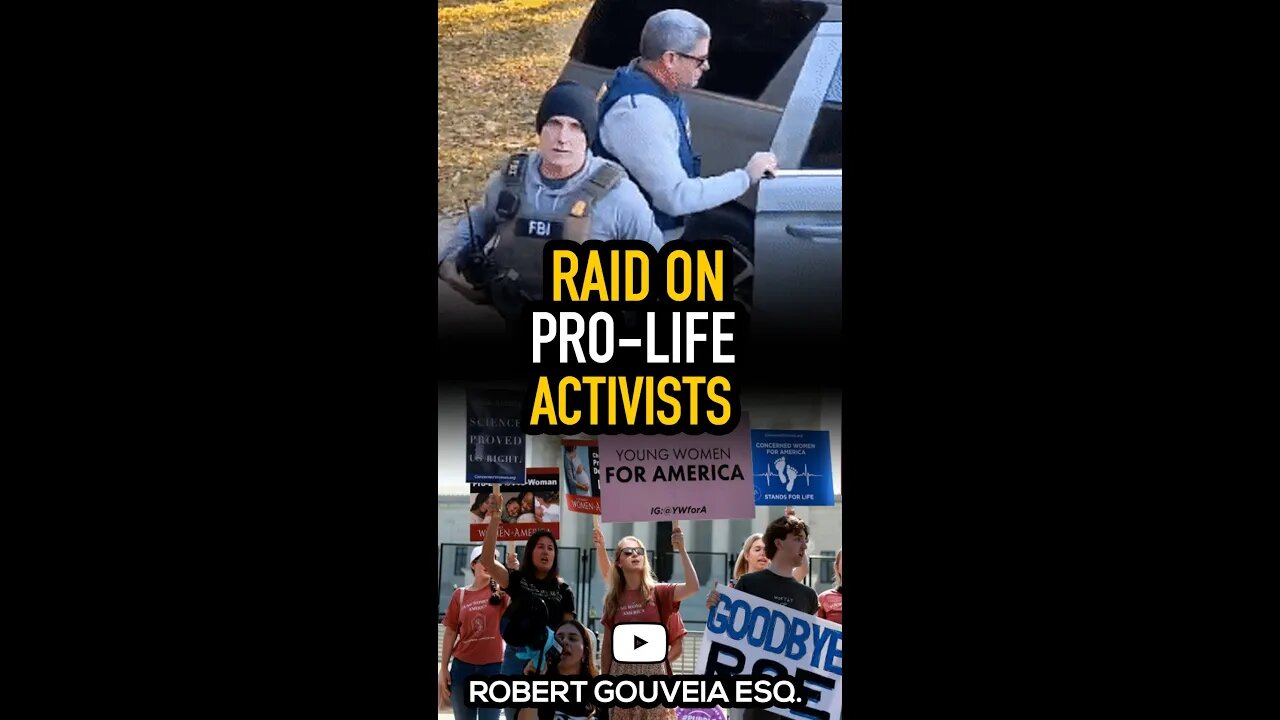 RAID Footage on Pro-Life Activists #shorts