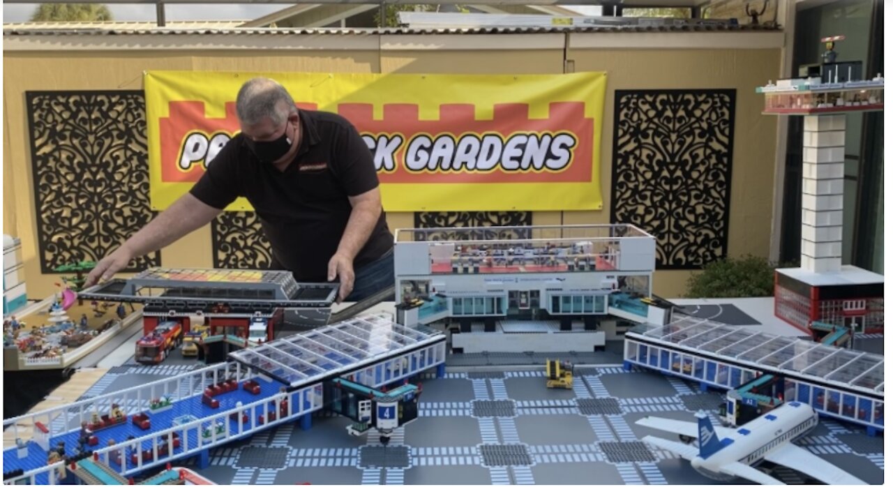 Palm Beach Gardens man inspires children with Lego city creation