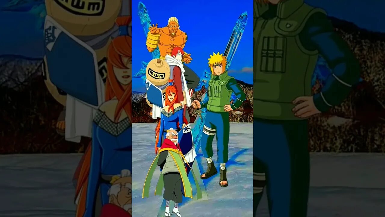 Minato VS 4 Kages - WHO IS STRONGEST??.#shorts