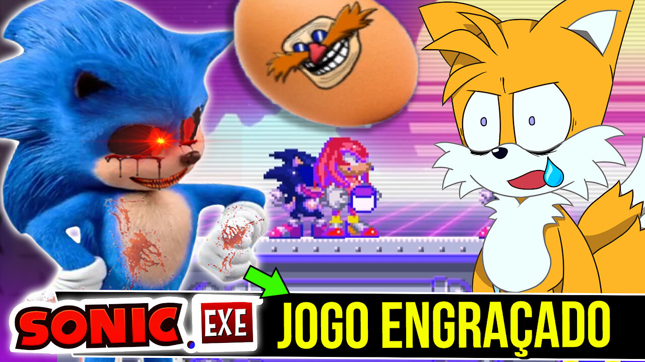 JOGO ENGRAÇADO do SONIC | Sonic.exe Dark Hideout