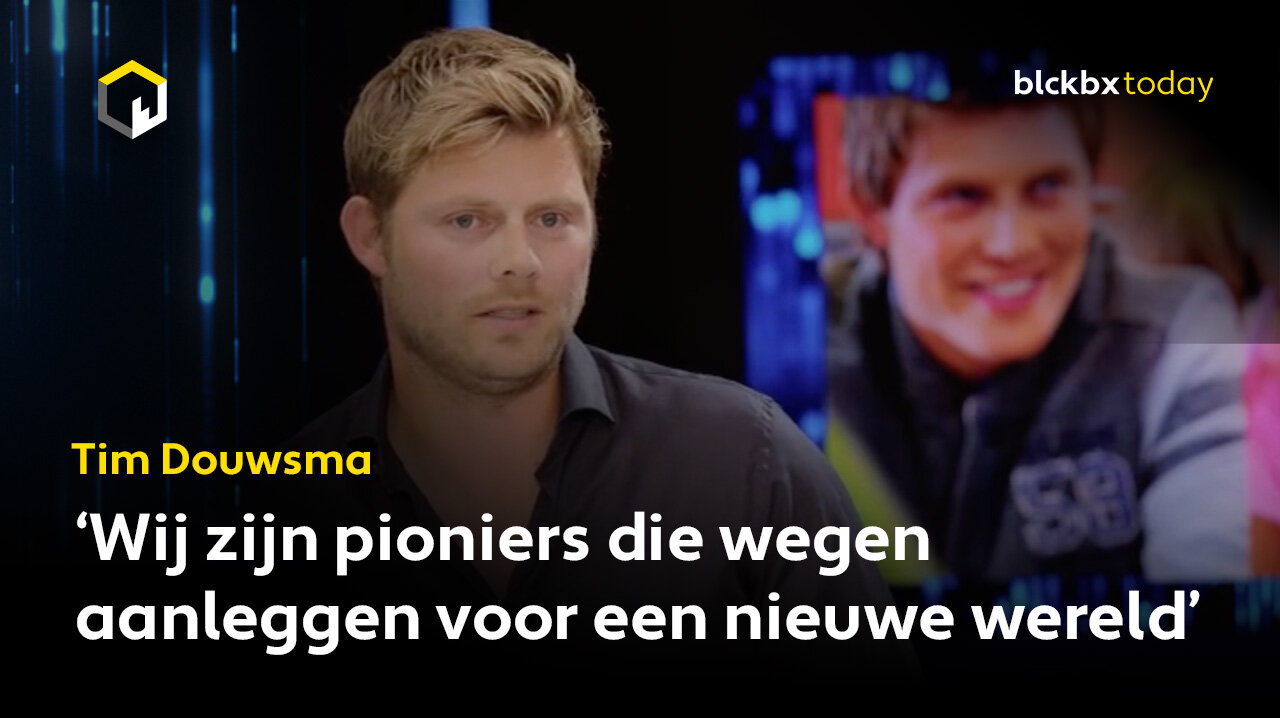 Tim Douwsma: ‘Wij zijn pioniers die wegen aanleggen voor een nieuwe wereld. Samen gaan we het doen’.