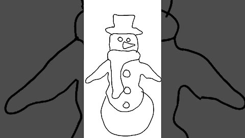 Draw Snowman Easy #drawing #art