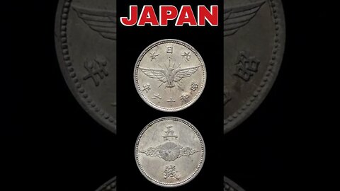 Japan 5 sen 1941.#shorts #coinnotesz