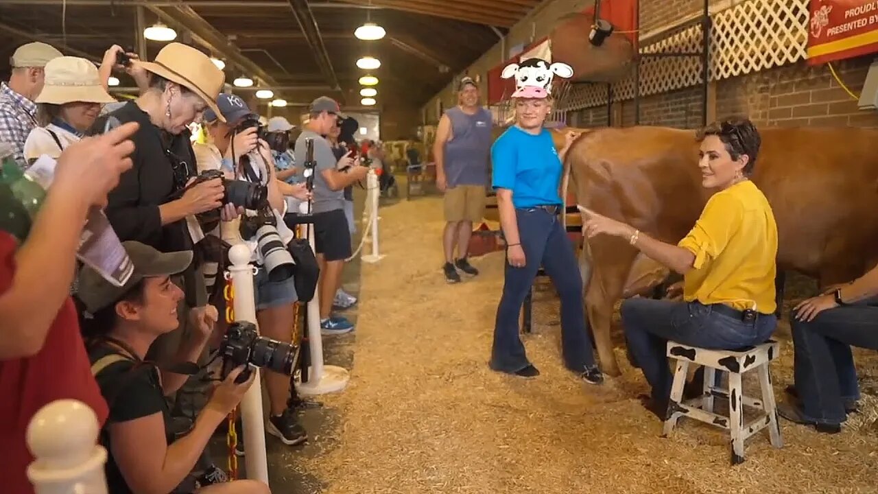 Kari Lake Challenges Reporters To "Milk" A Bull