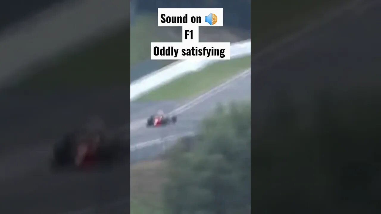 Sound on F1 oddly satisfying engine noise. #shorts
