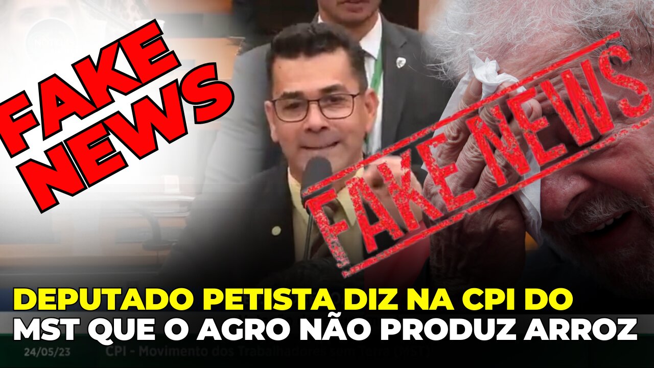 DEPUTADO PETISTA fala FAKE NEWS absurda na CPI DO MST e vira chacota entre os COLEGAS