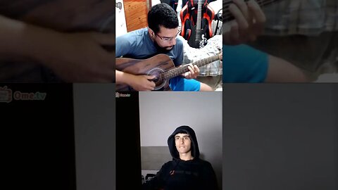 Tocando violão para pessoas desconhecidas no OmeTV/Omegle #shorts #10