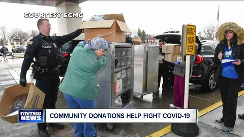 Community donations help in fight against covid-19