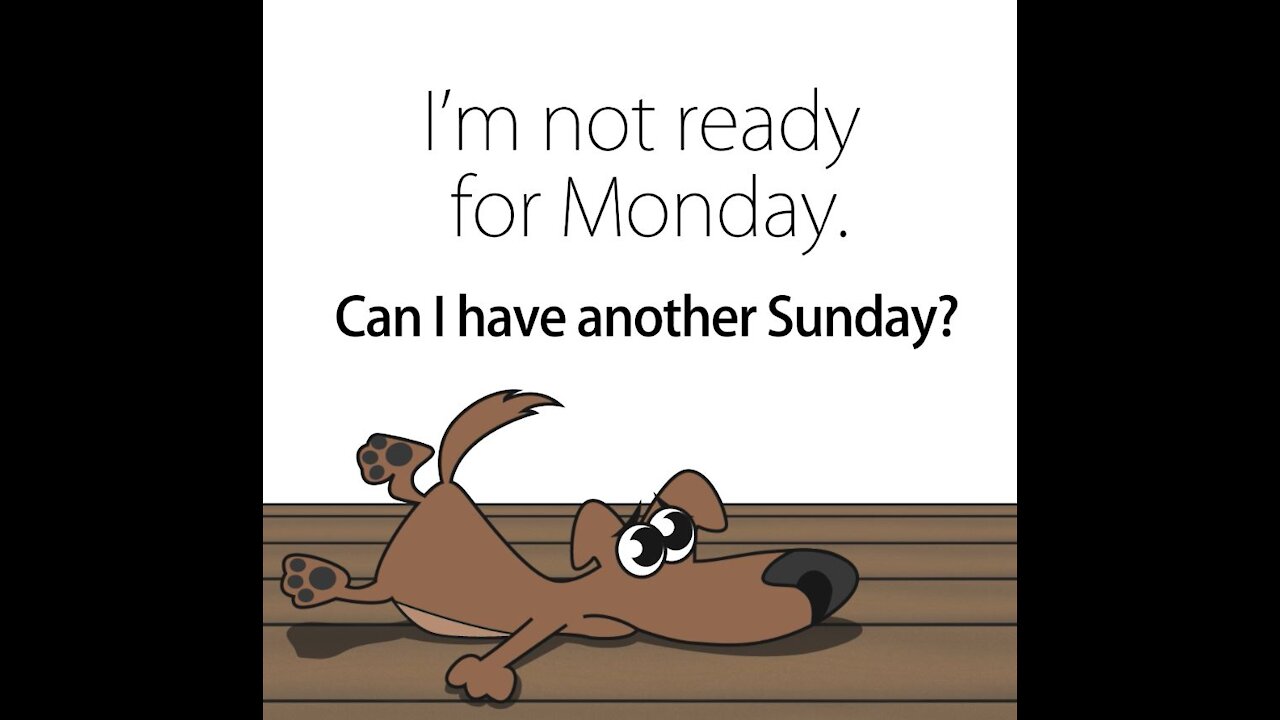 I'm Not Ready For Monday [GMG Originals]