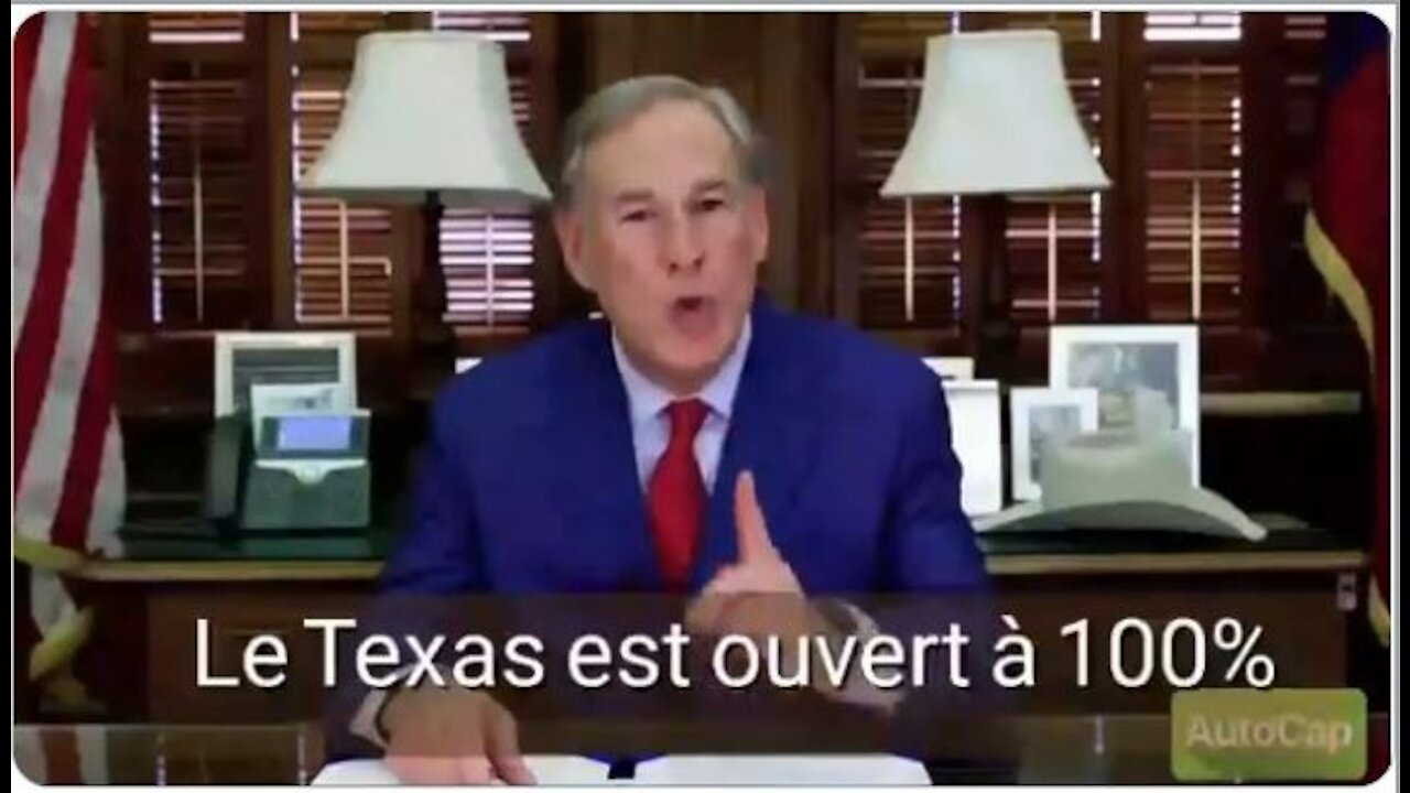 Le Texas est ouvert à 100 %
