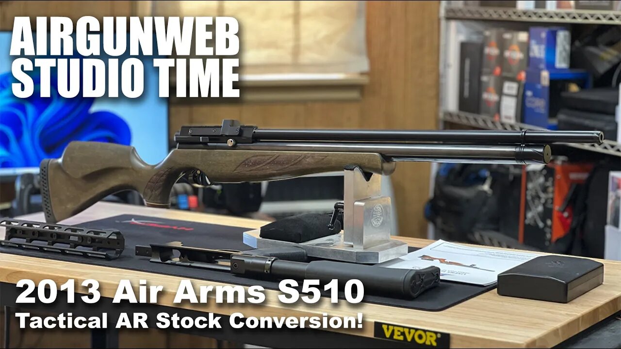 Converting a 2011 Air Arms S510 .177 with an Air Arms Tactical AR Stock Conversion!