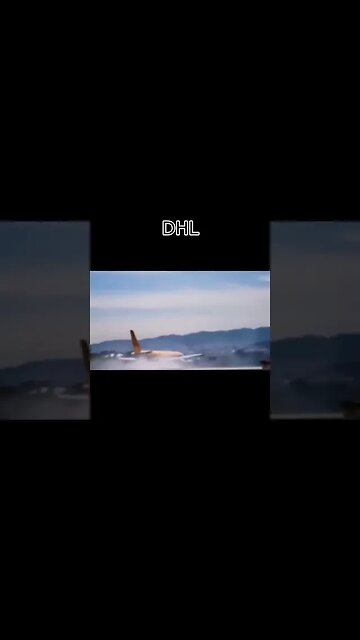 Watch DHL Skid and Break in Half #Aviation #AeroArduino