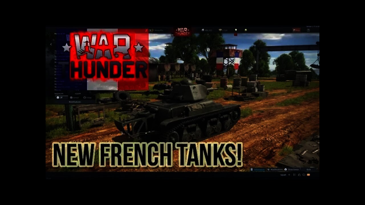 War Thunder! First time with French Tanks