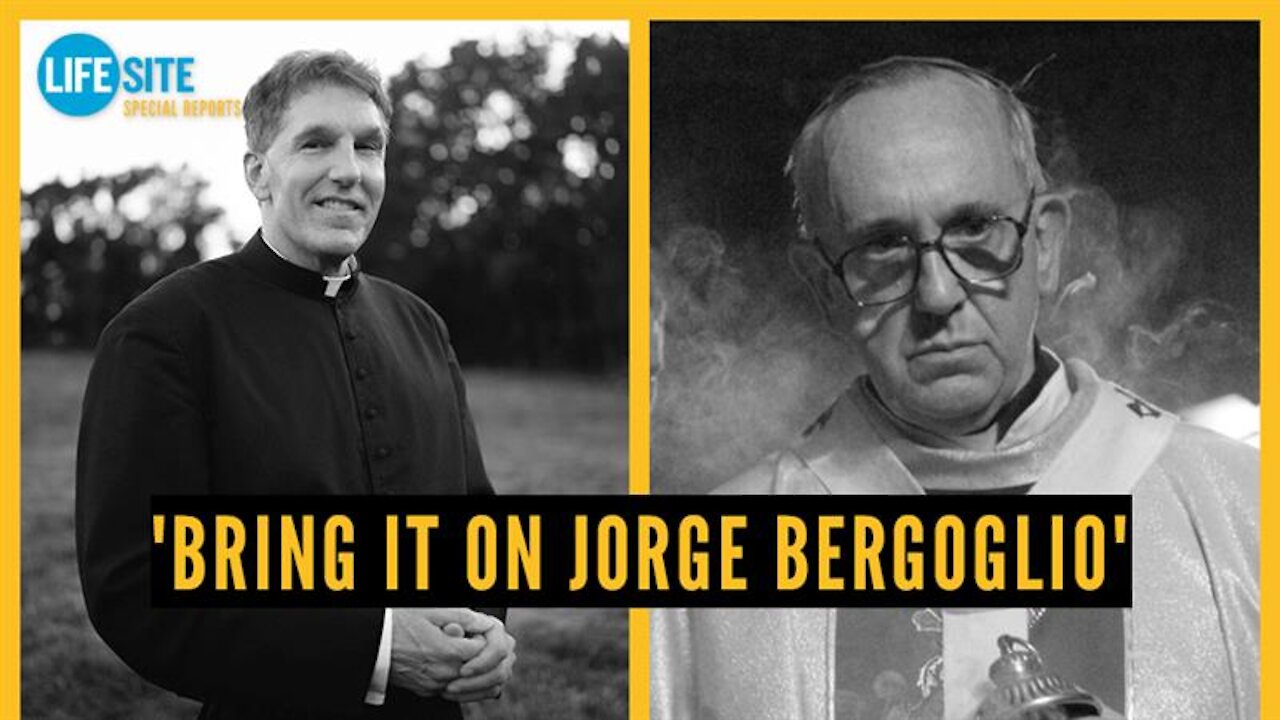 Fr. Altman at Canceled Priest Rally: 'Bring it on Jorge Bergoglio'