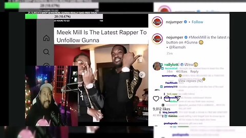 DJ Akademiks Reacts To Meek Mill unfollowing Gunna on the gram! Will other rappers follow?