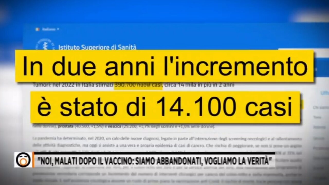 Incremento dei tumori, vaccini non testati per cancerogenicità - 22.11.2023