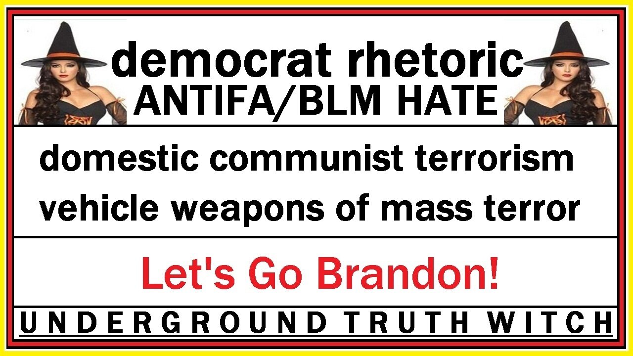 democrat rhetoric ANTIFA / BLM HATE - vehicle weapons of mass terror