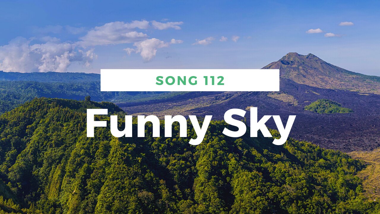 Funny Sky (song 112, piano, drums, music)