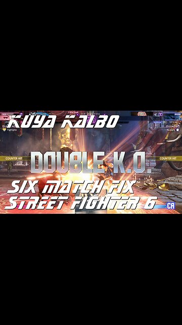 Kuya Kalbo Six Match Fix Street FIghter 6: 06-19-2024 Part 2 shorts 2