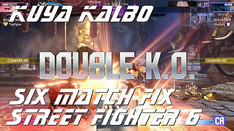 Kuya Kalbo Six Match Fix Street FIghter 6: 06-19-2024 Part 2 shorts 2