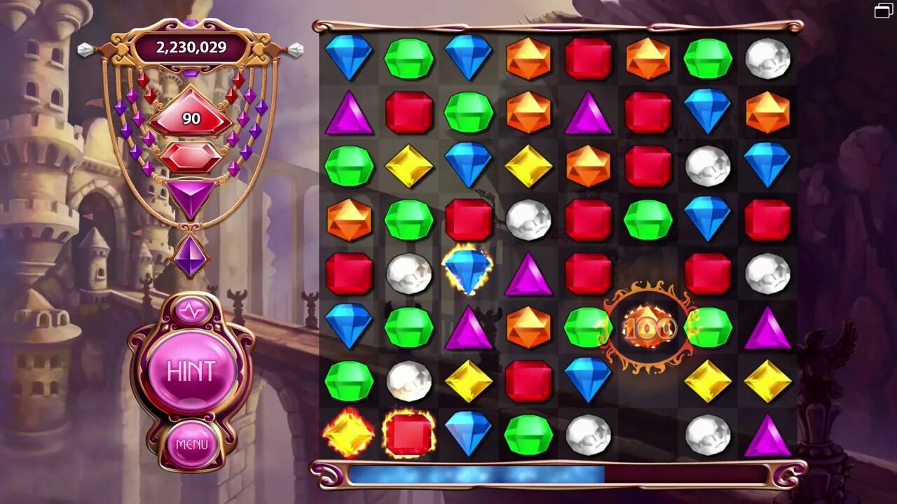 Bejeweled 3 - Endless Zen - Level: 90