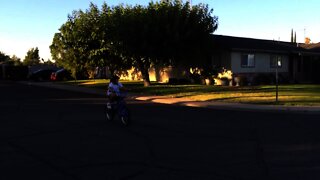 Ryan learning to ride a bike 3