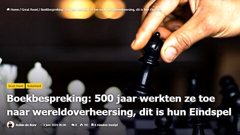 Boekbespreking- 500 jaar werkten ze toe naar wereldoverheersing, dit is hun Eindspel.