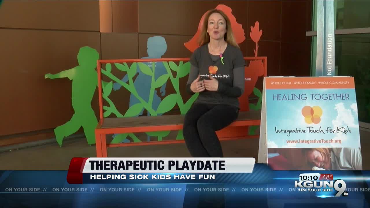 Therapists help kids cope with playdate at Diamond Children's Medical Center