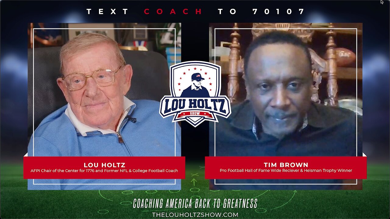 The Lou Holtz Show with Tim Brown