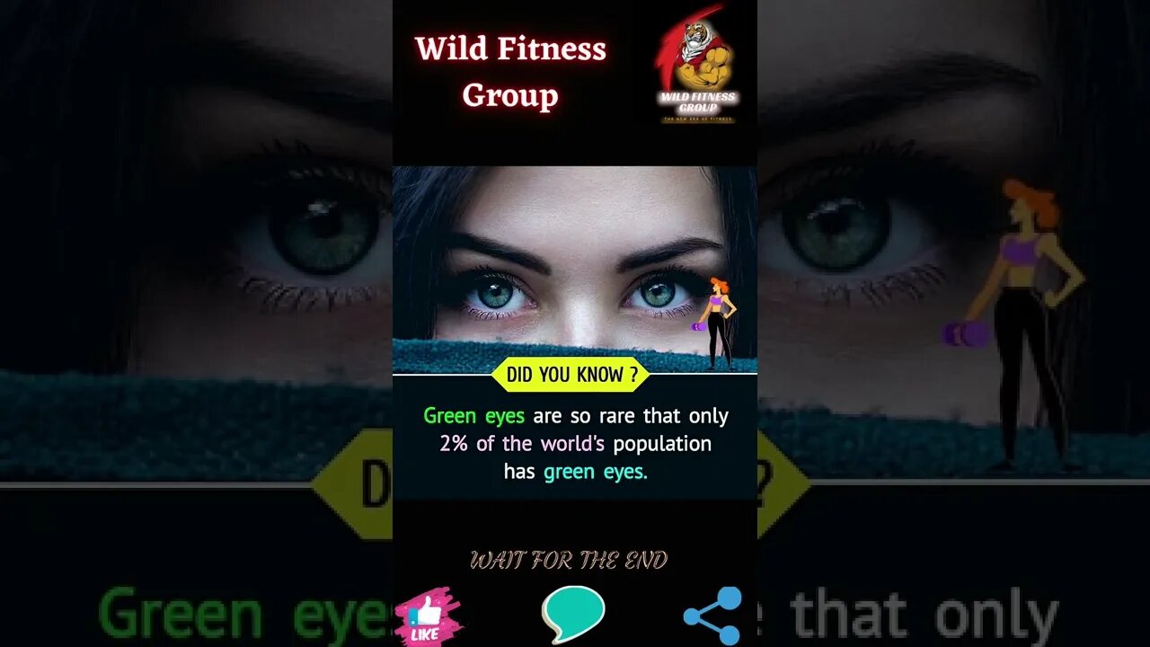 🔥How rare is green eyes🔥#shorts🔥#wildfitnessgroup🔥23 October 2022🔥