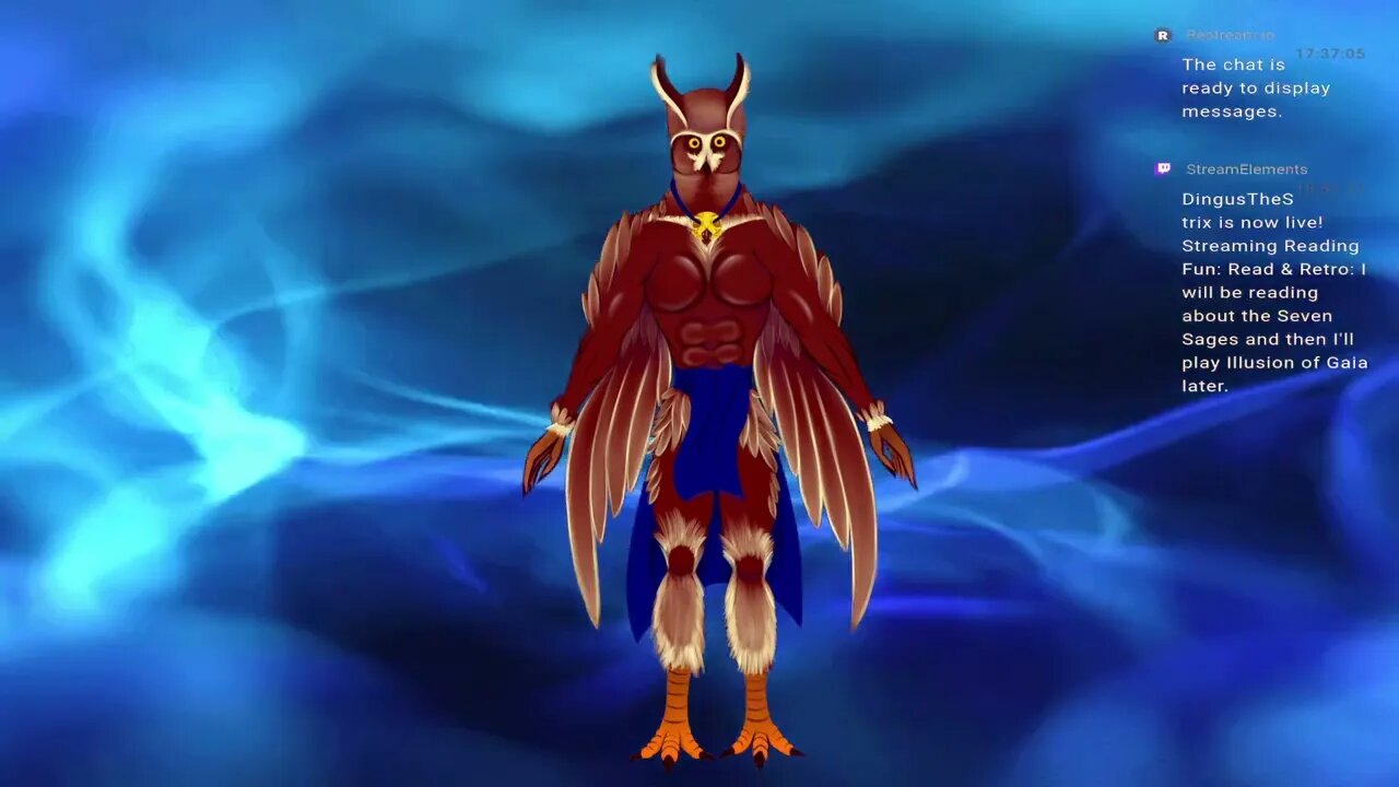 An owl reads about THALES OF MILETUS and absorbs his wisdom! Then he plays Illusion of Scuff!